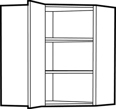 OVERSKAP HJØRNE 60X60 H70,4 v:3126013