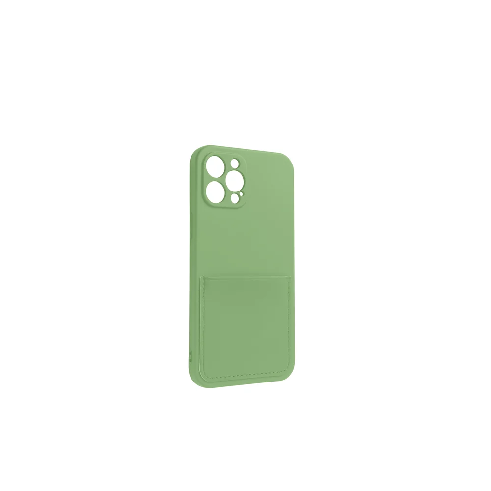 LEKI BYCPH COVER IPHONE 13 PRO DRUE GRØNN CARD HOLDER POCKET v:3787483