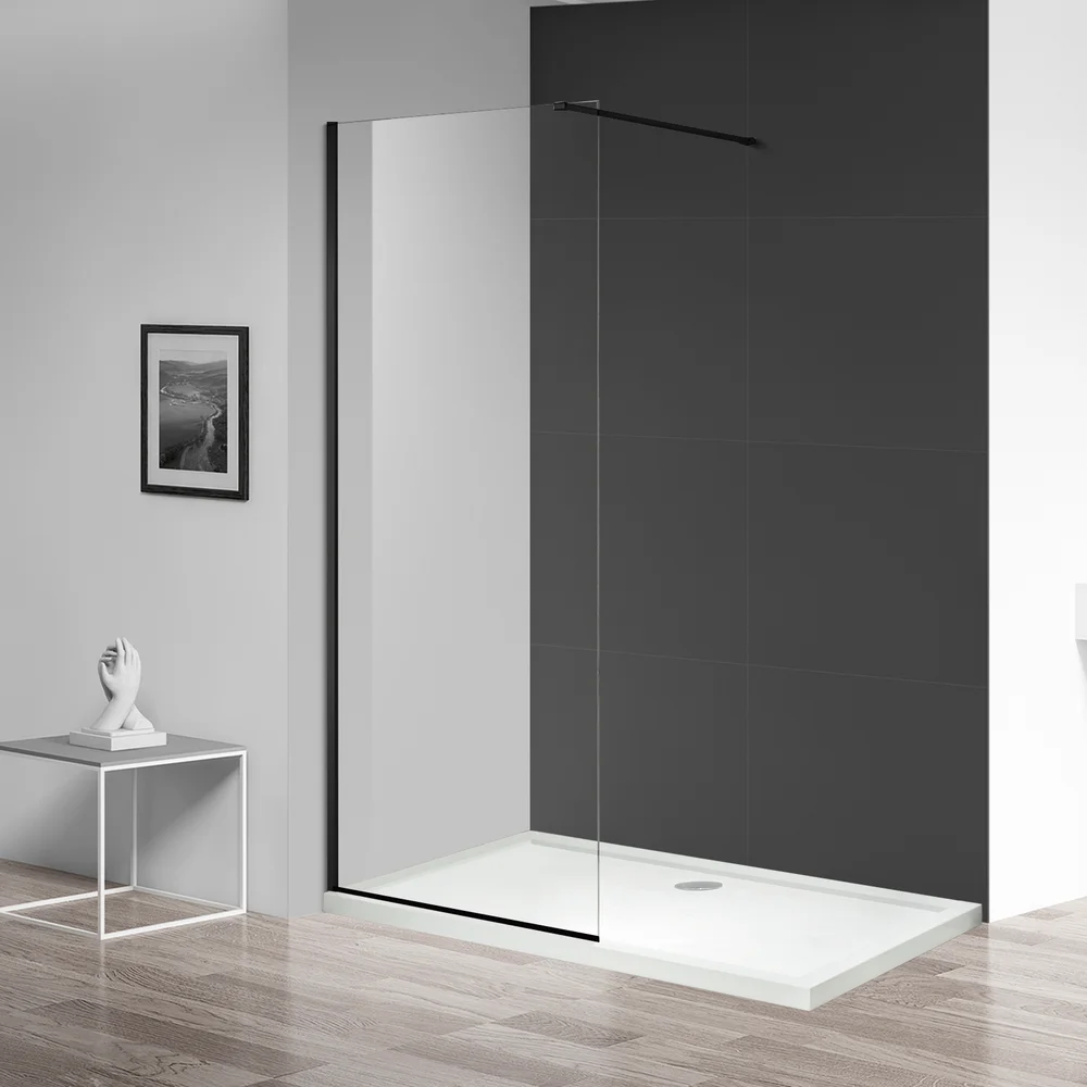 CELESTE FAST DUSJVEGG 90X190CM SORT VENSTRE 6MM GLASS M/SIKKERHETSFOLIE v:7781341 CELESTE FAST DUSJVEGG 90X190CM SORT VENSTRE 6MM GLASS M/SIKKERHETSFOLIE v:7781341