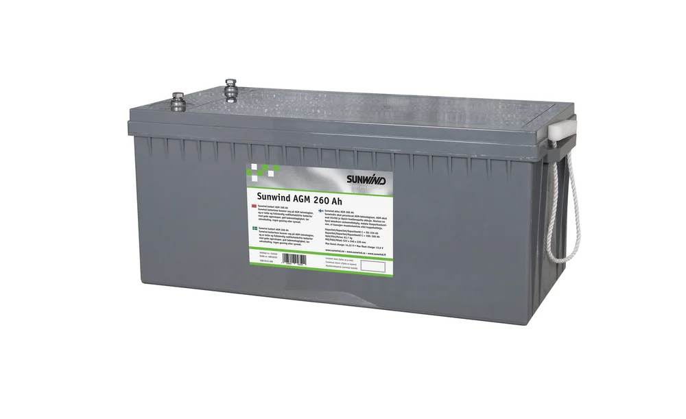 BATTERI SUNWIND AGM 260AT v:7857855