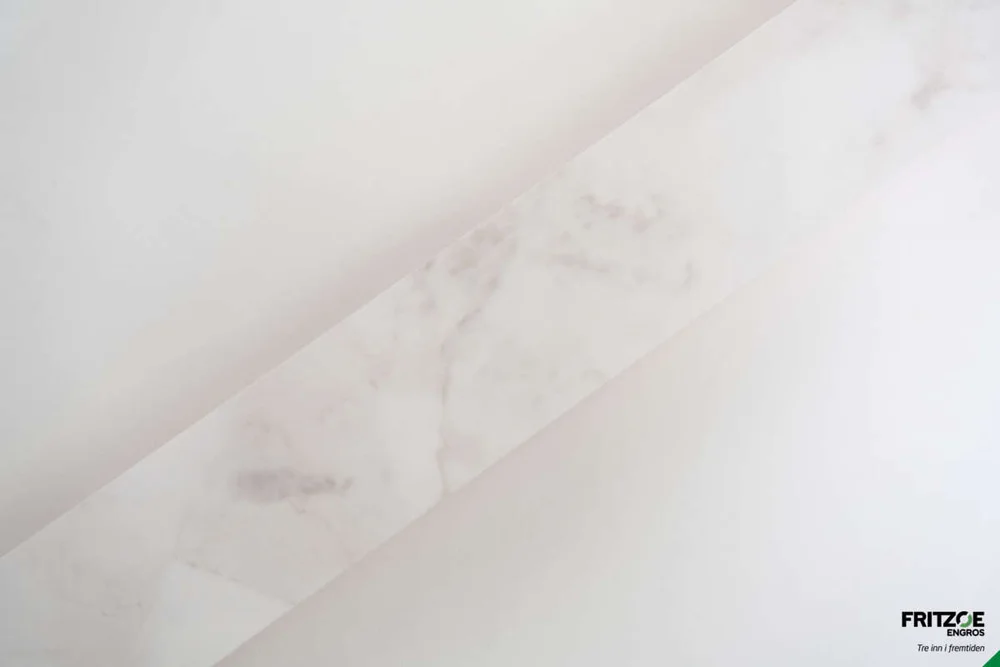 Fritzøe Level kl hvit marmor ABS-kantlist v:9788964 Fritzøe Level kl hvit marmor ABS-kantlist v:9788964