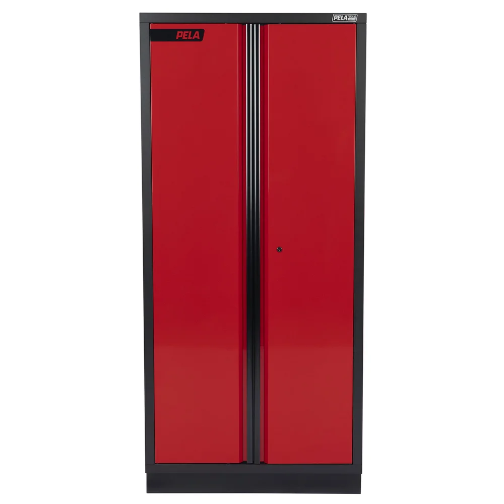 PELA Verktøysskap rød/svart 2.0, 915x458x2000 mm v:1813406