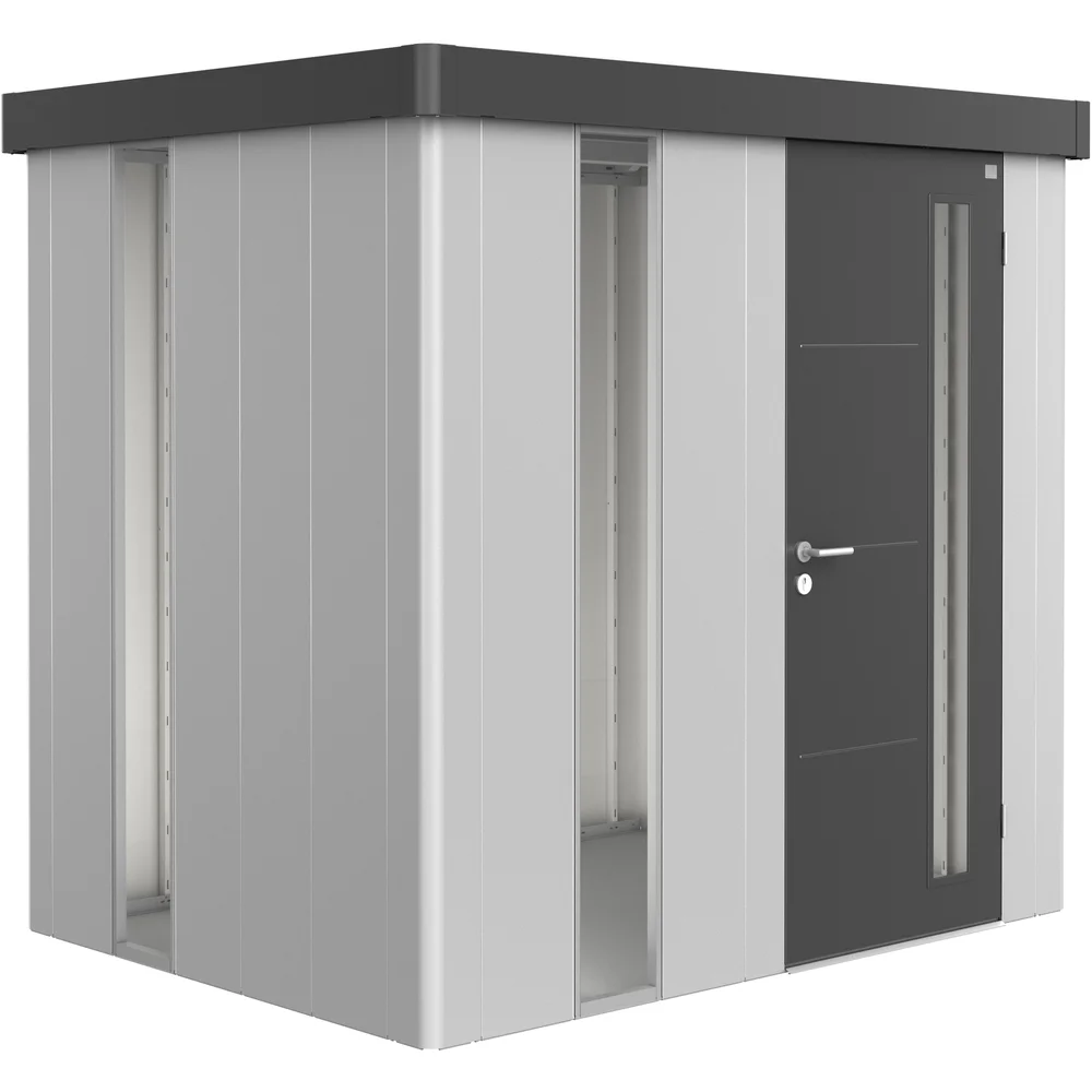 BIOHORT FARGET PANEL LAGET AV AKRYLGLASS REDSKAPSBOD NEO, SØLV METALLIC v:1152842