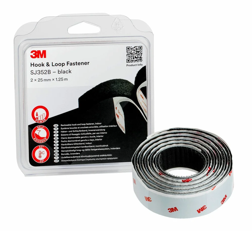3M SJ352BBK HK+LP 25MMX1.25M v:1579107 3M SJ352BBK HK+LP 25MMX1.25M v:1579107