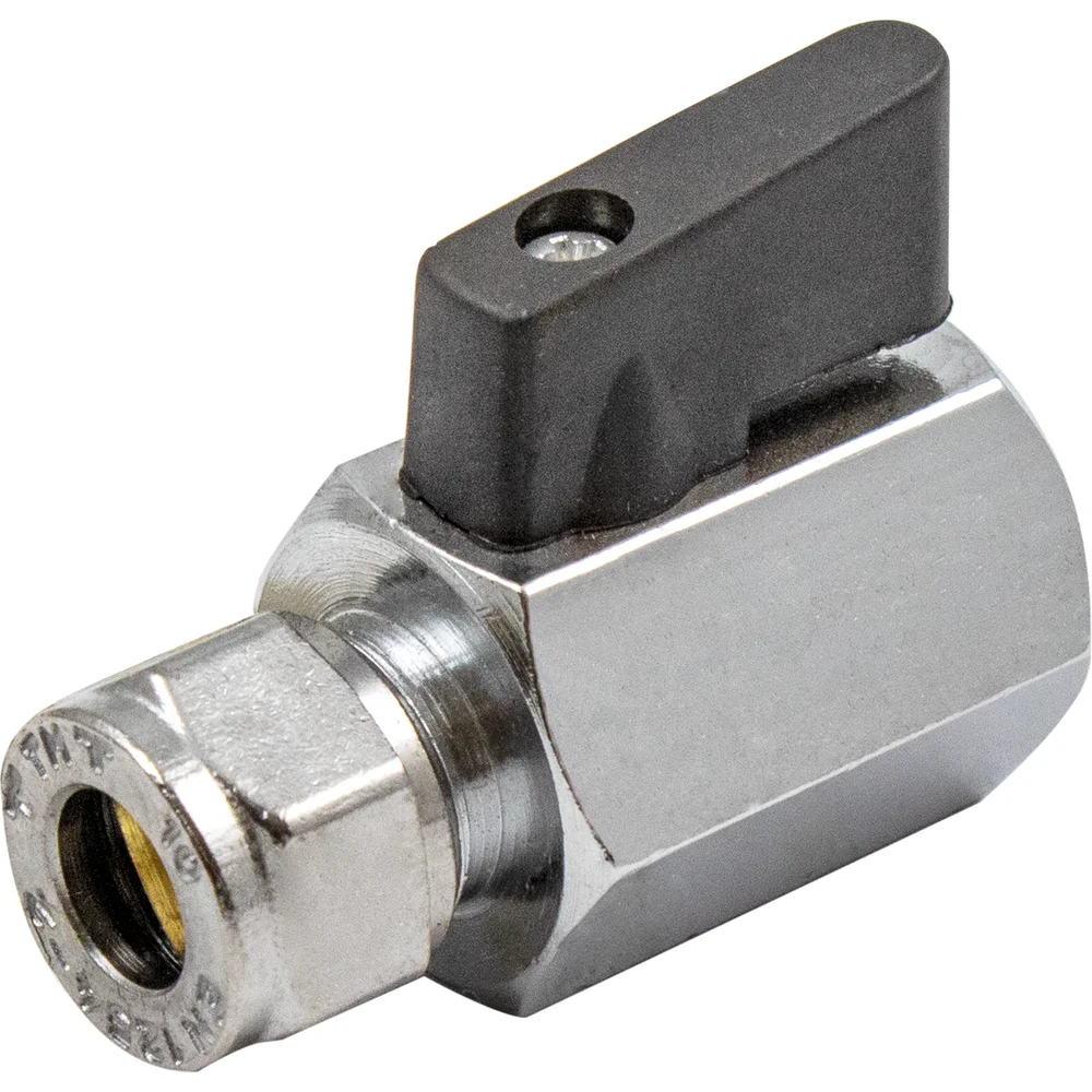FONTA MINI KULEVENTIL 10MM X 1/2" FORKROMMET v:6820171 FONTA MINI KULEVENTIL 10MM X 1/2" FORKROMMET v:6820171