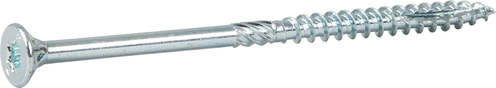 Treskrue Essdrive senkhode blankforsinket 6x130 mm 100 stk v:8648100