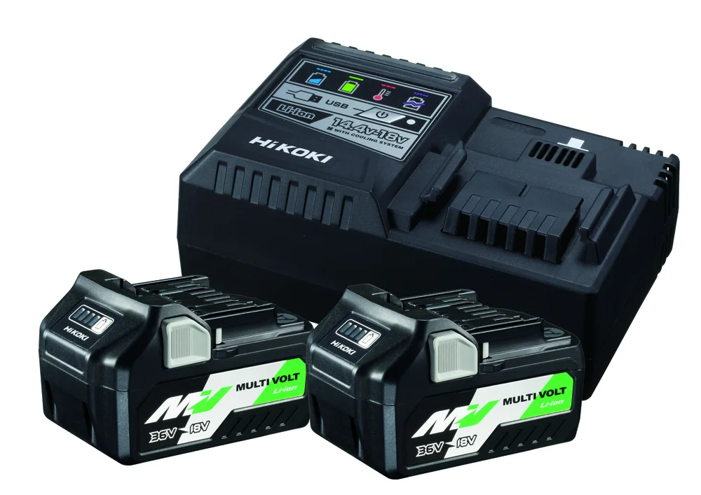 Batteripakke med 2 stk batterier og lader v:6544810