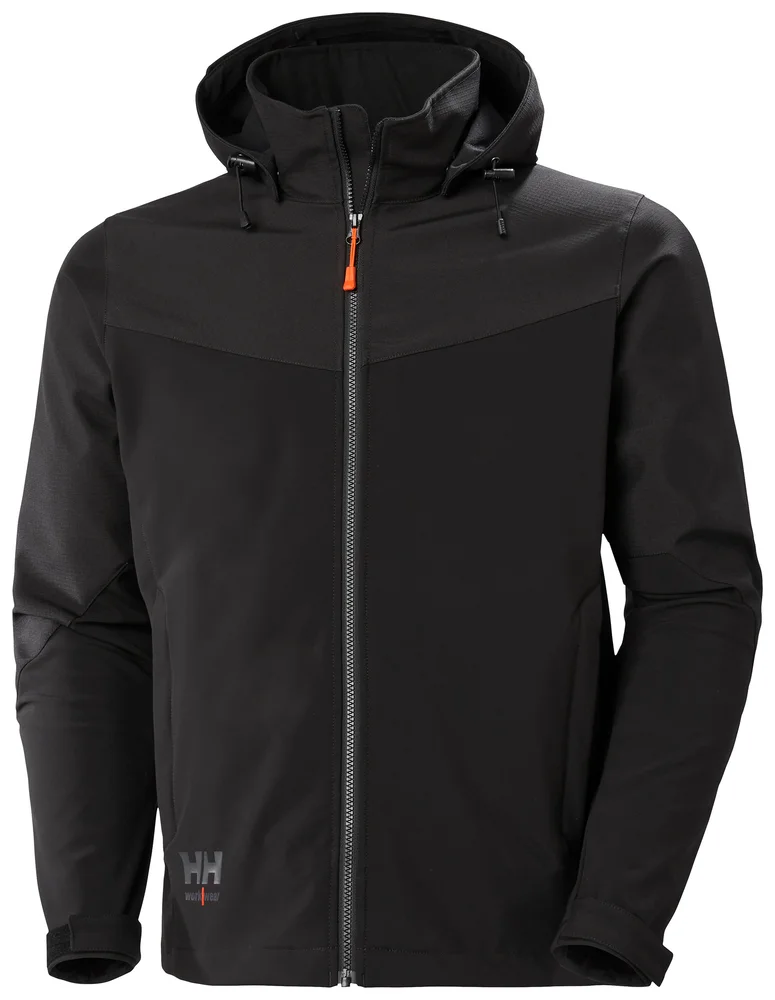 SOFTSHELLJAKKE 74290 990 SVART 3XL v:1533807