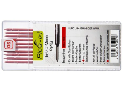 STIFT PICA DRY RØD 10STK v:3675528