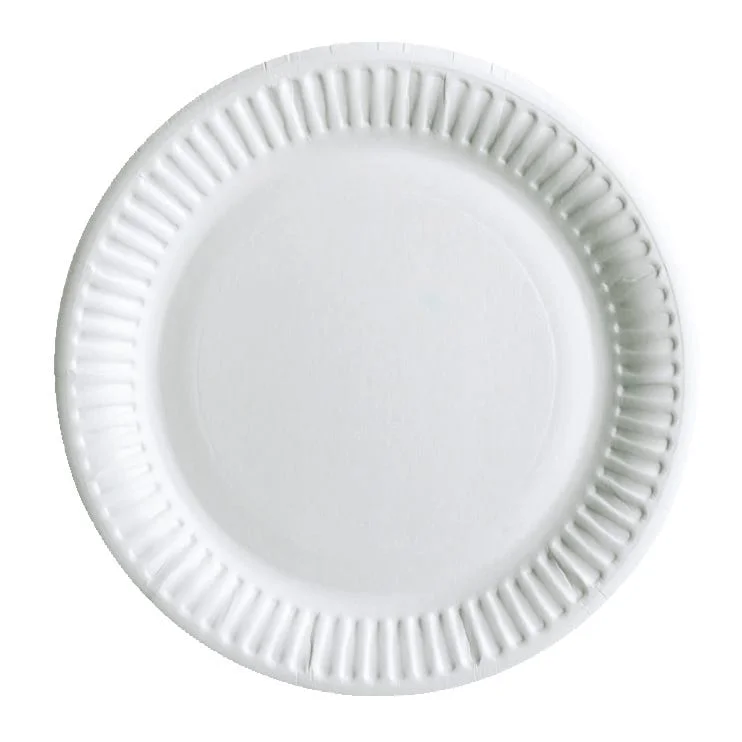 HUHTAMÄKI TALLERKEN PAPP 23CM HVIT 50ST v:1105482