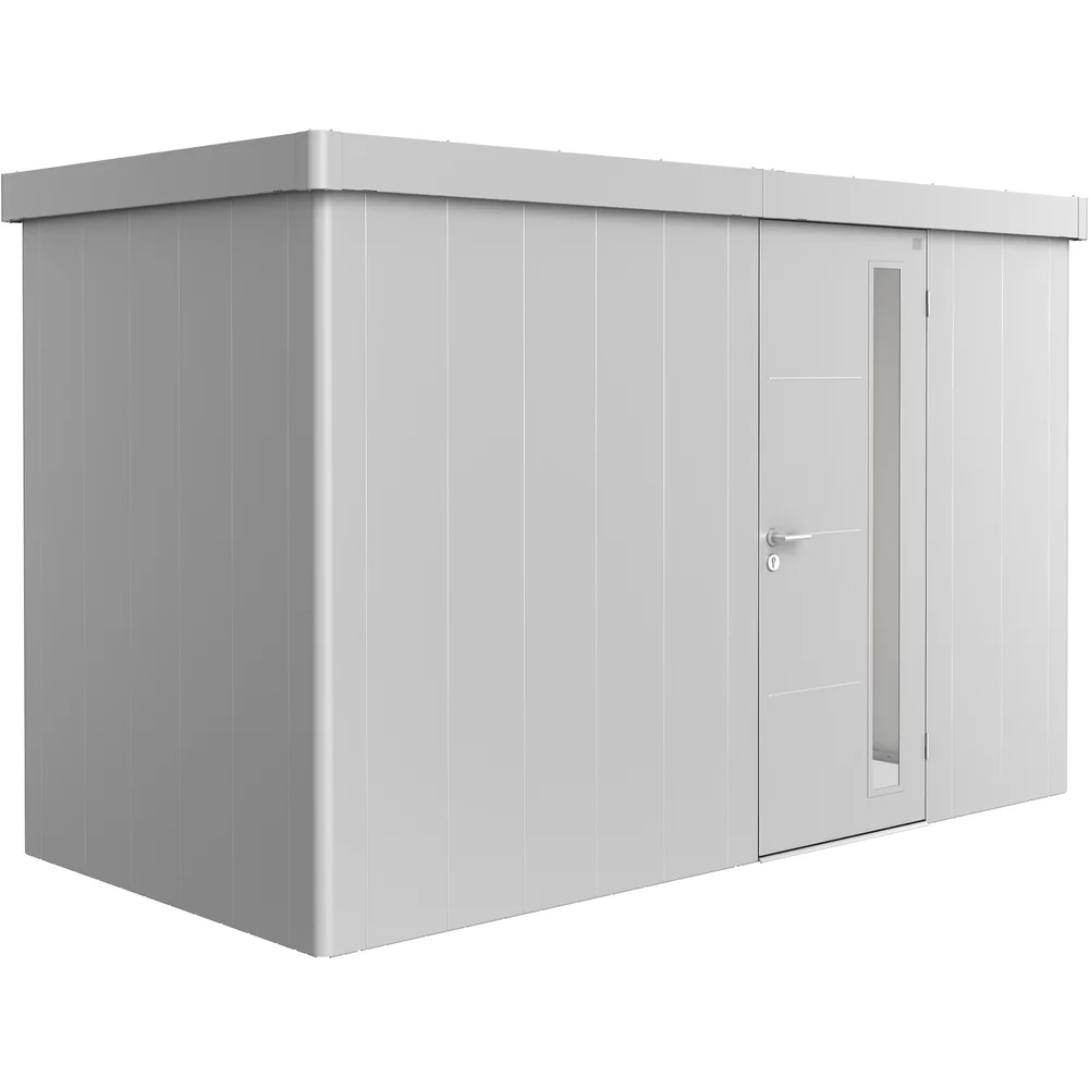 BIOHORT REDSKAPSBOD NEO 1D STD. DØR SØLV METALLIC v:5177493