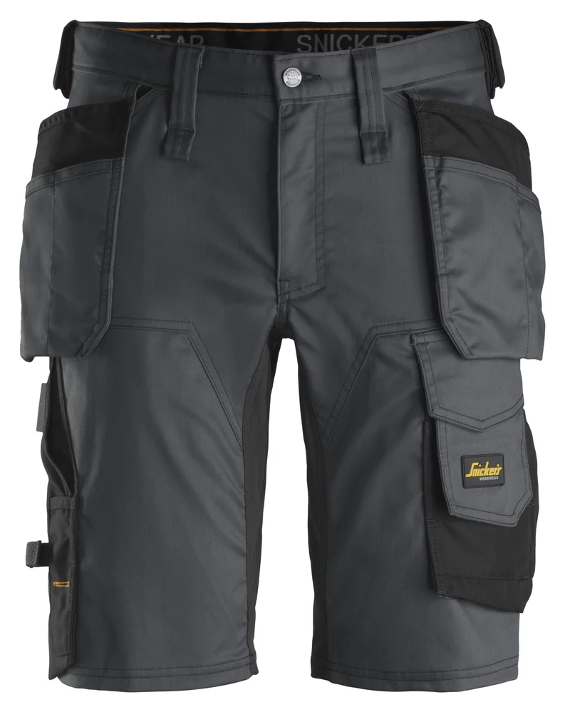 Shorts 6141 mgrå/sort 58 snickers workwear v:5934435