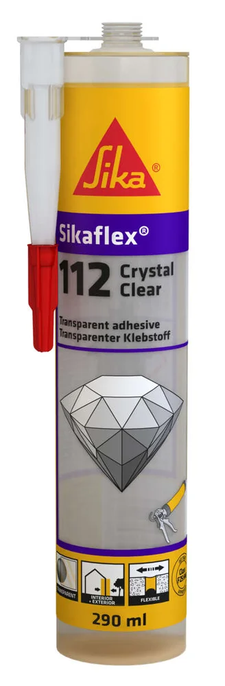 Sikaflex 112 Crystal Clear fugemasse og lim v:8793167