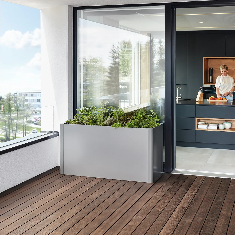 BIOHORT HØYBED BELVEDERE MAXI 150 KVARTSGRÅ METALLIC v:2478670 BIOHORT HØYBED BELVEDERE MAXI 150 KVARTSGRÅ METALLIC v:2478670