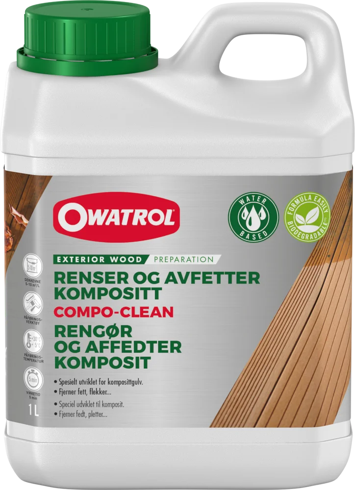 Rensemiddel compo-clean 1l v:1607063