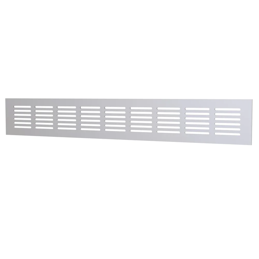 OVERSTRØMNINGSRIST MATT ALUMINIUM 400X60MM v:6858914