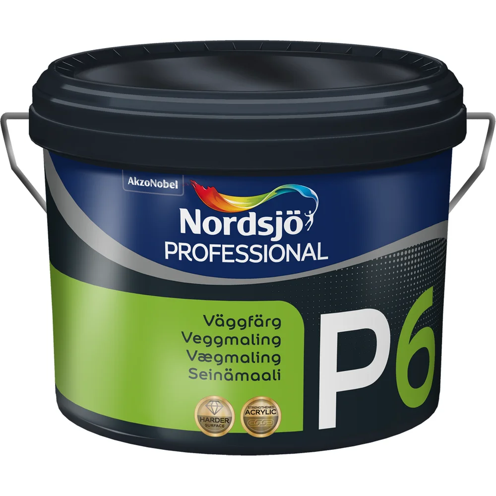 NORDSJØ PROFESSIONAL P6 VEGGMALING BW 2,5L v:4872018