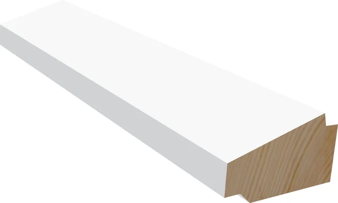 Taklist furu M225 hvit bomull S0502-Y 21x45x4400 mm v:7026414