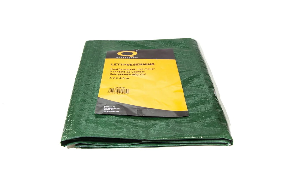 Presenning 3×4 m 90 gram/m2 grønn v:5452717