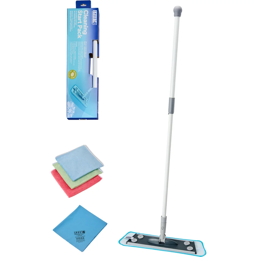 SMART MICROFIBER STARTPAKKE FOR RENGJØRING v:3458058