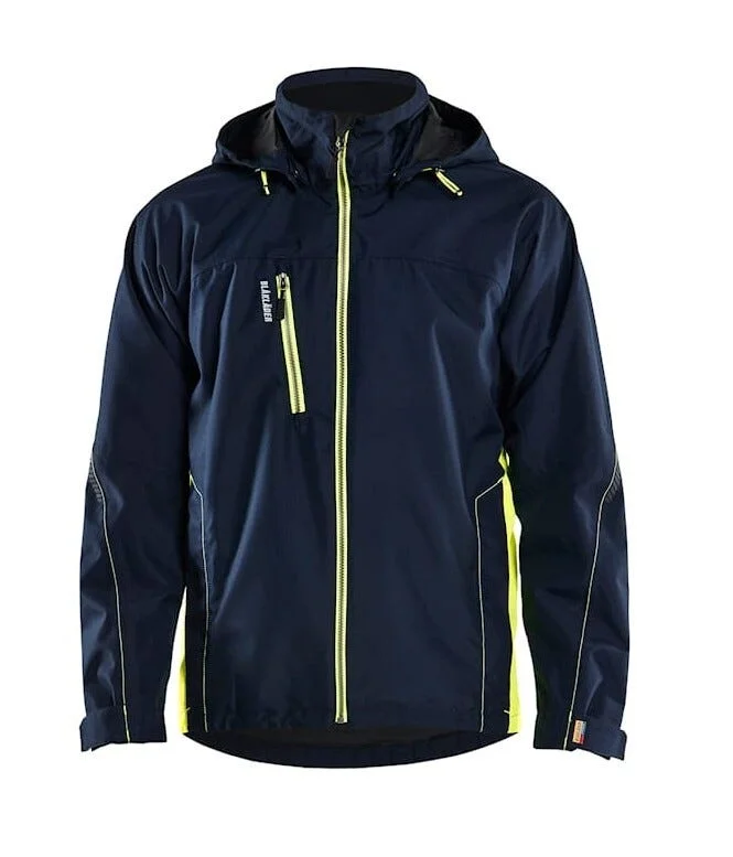 SKALLJAKKE MØRK MARINE/GUL v:9816087