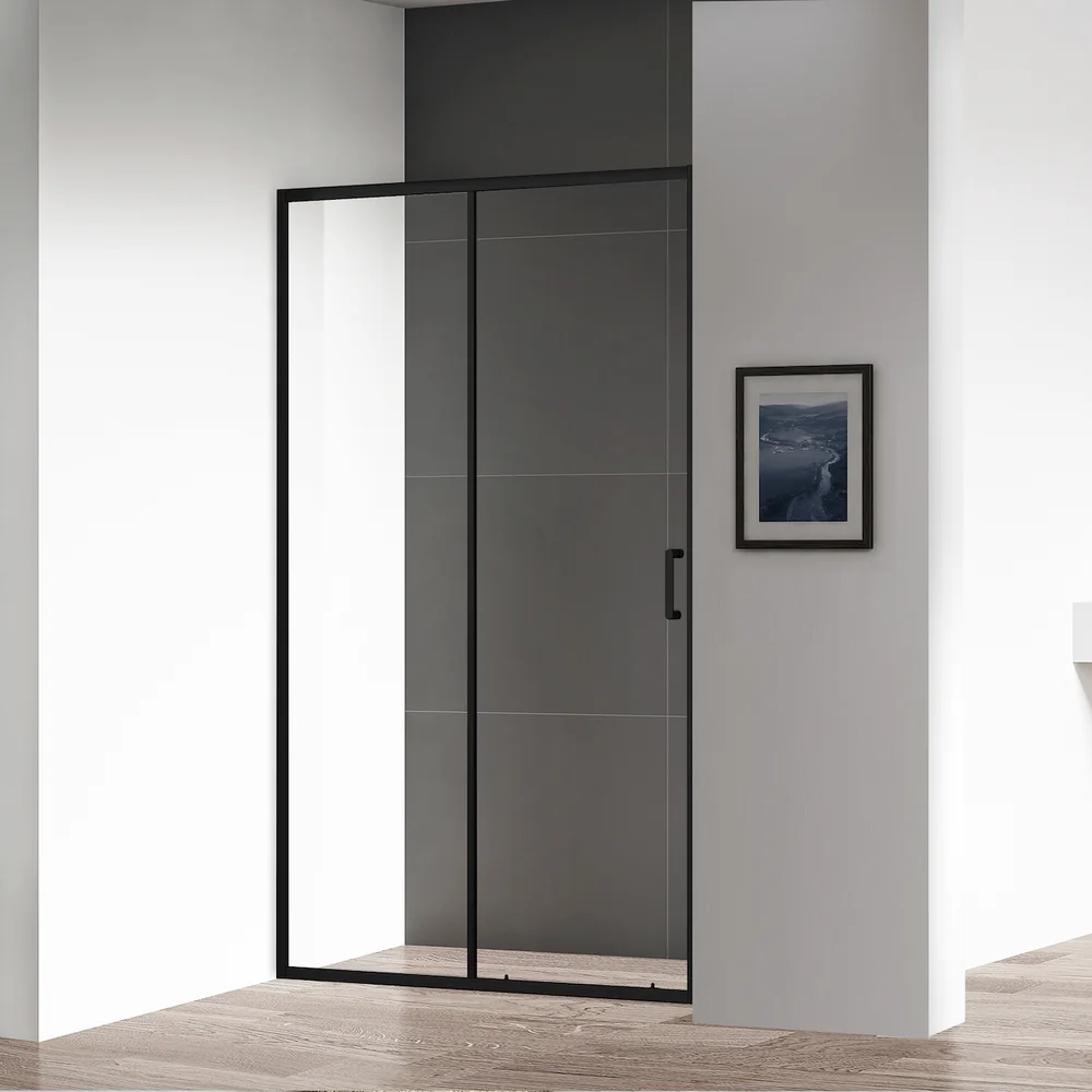 CELESTE FASTO SKYVEDØR 108-111 CM M/ SIKKERHETSFOLIE, SORT v:4764660