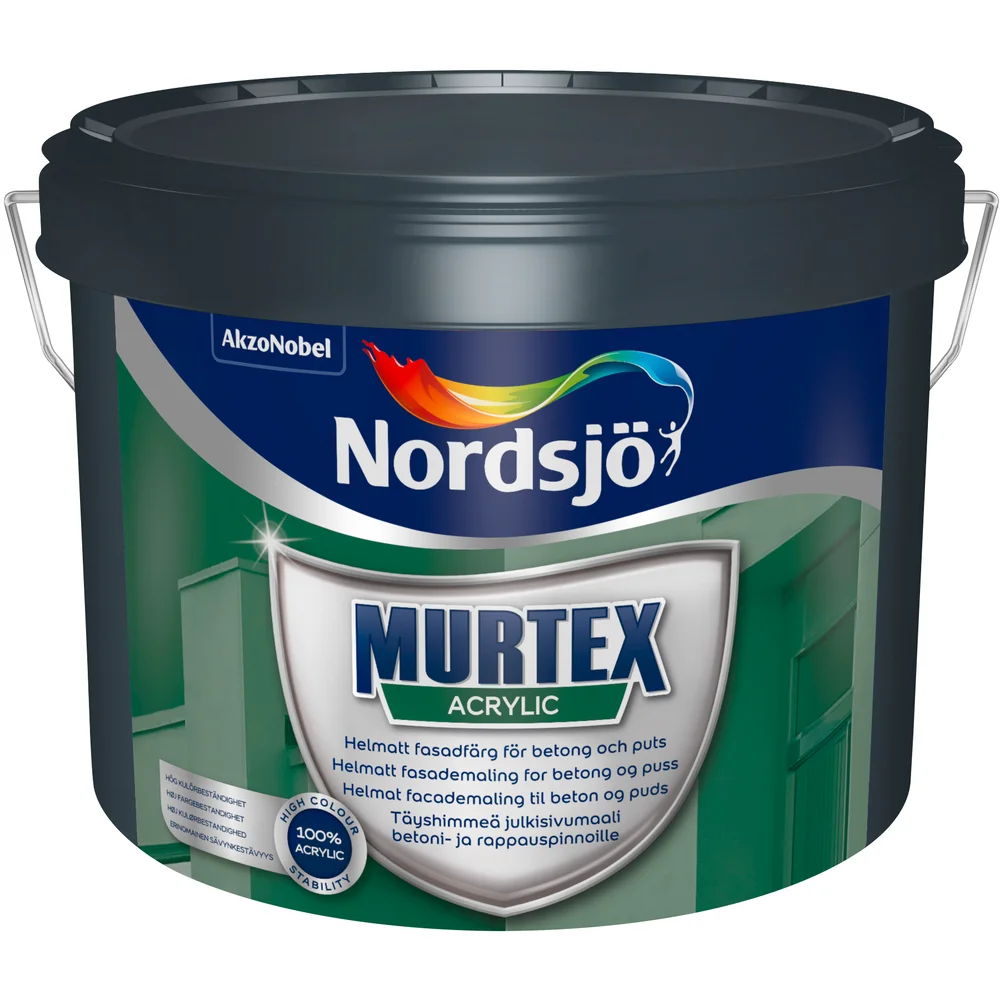 NORDSJØ MURTEX ACRYLIC BW 10 L v:9496300