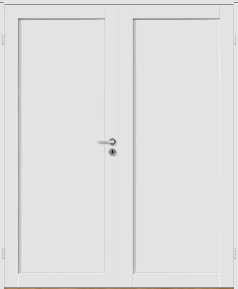 Dobbel innerdør spesial Base 1 hvit 153×210 cm v:1199701