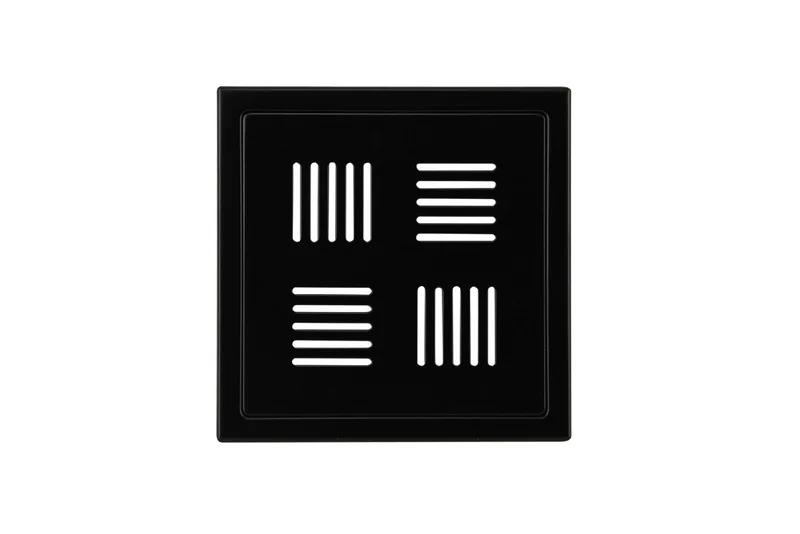 Slukrist design sort matt symmet 20×20 cm v:8863170