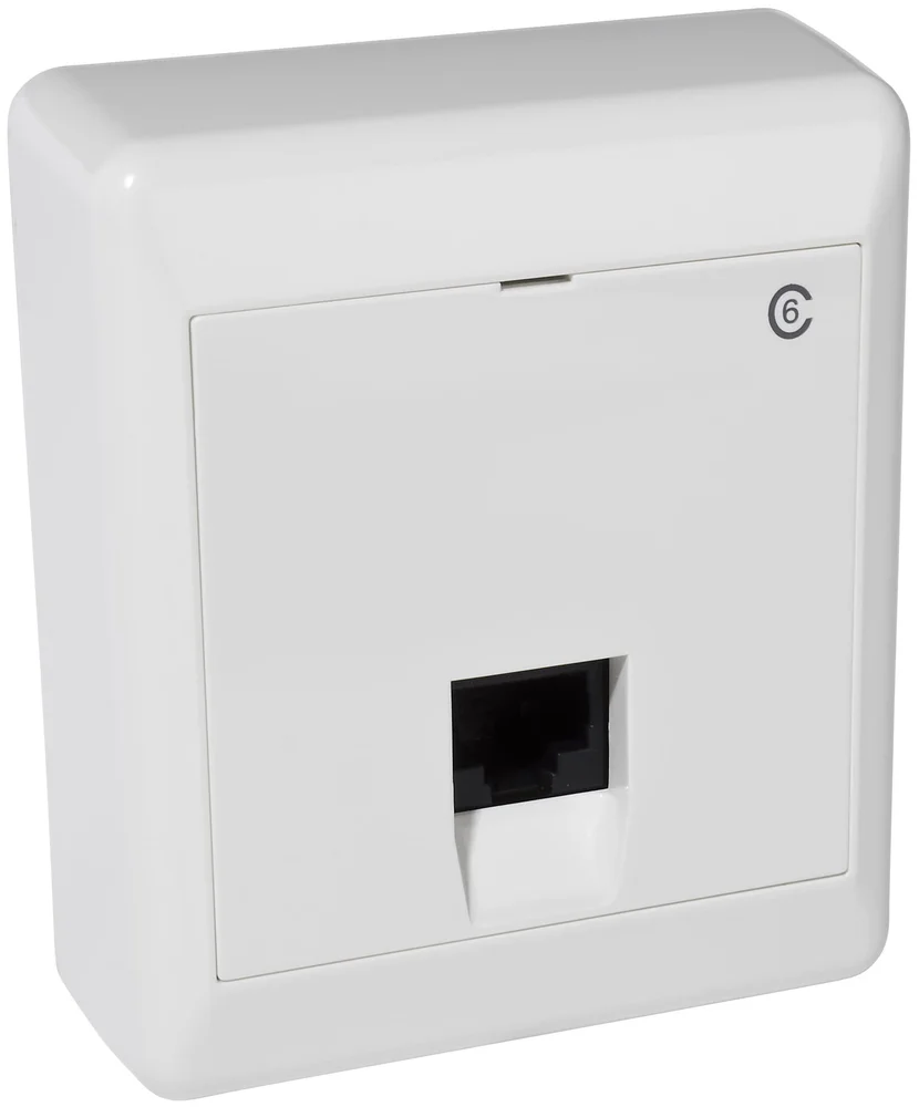 Gelia Data-/teleuttak, utenpåliggende 1×8, kat 6, uskjermet v:1240196 Gelia Data-/teleuttak, utenpåliggende 1×8, kat 6, uskjermet v:1240196