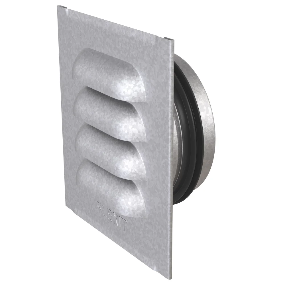 Sjalusirist nippel aluzink 4×4 Ø 100 mm v:1861850 Sjalusirist nippel aluzink 4×4 Ø 100 mm v:1861850