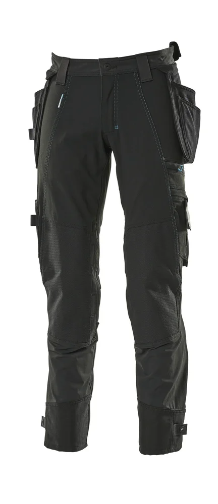 Arbeidsbukse med avtagbare hengelommer 82 cm C43 svart v:3416861 Arbeidsbukse med avtagbare hengelommer 82 cm C43 svart v:3416861