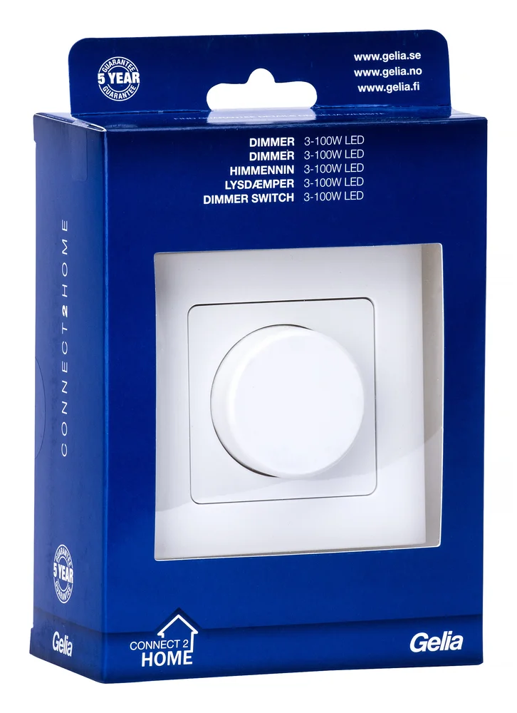 Gelia Dimmer for LED, 3-100 W, Connect 2 Home v:2827260 Gelia Dimmer for LED, 3-100 W, Connect 2 Home v:2827260