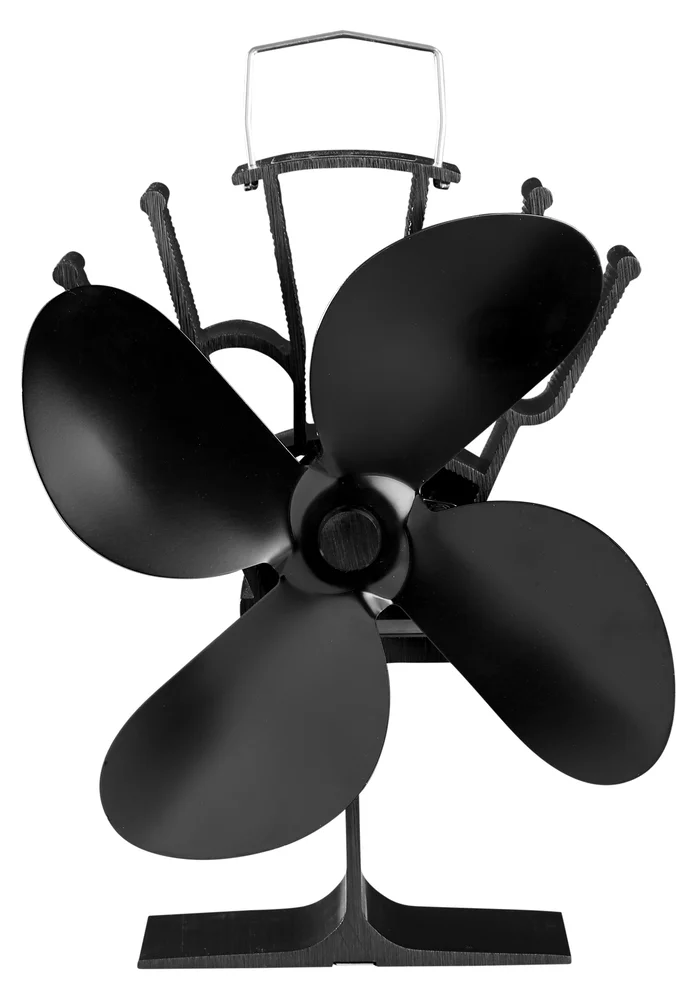 Peisvifte sort - Varmedrevet vedovnsventilator v:7455943