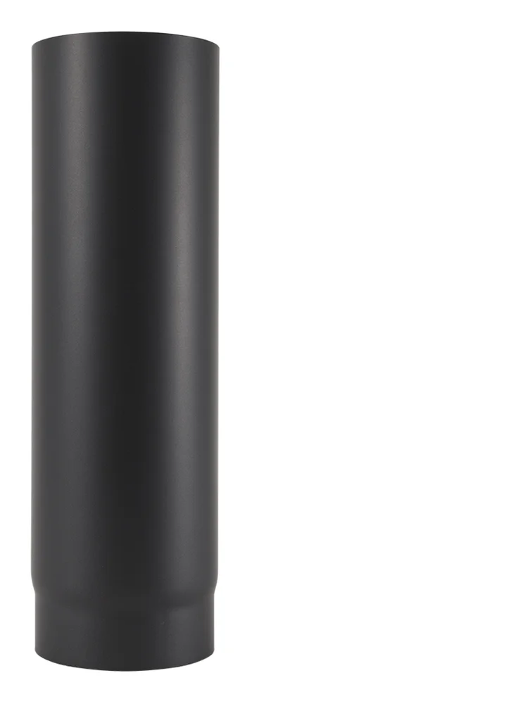 OVNSRØR Ø150 L500 SORT 2,3MM MATT EMALJE v:2617103