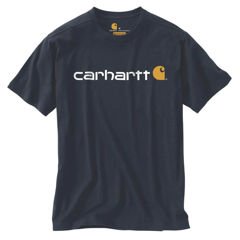 Carhartt T-skjorte Logo, Marin v:7290470 Carhartt T-skjorte Logo, Marin v:7290470