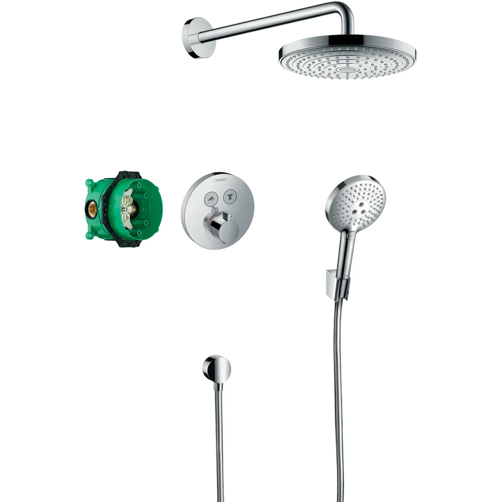 HANSGROHE RAINDANCE SELECT S DUSJSETT M/TERMOSTAT TIL INNBYGGING v:7347490