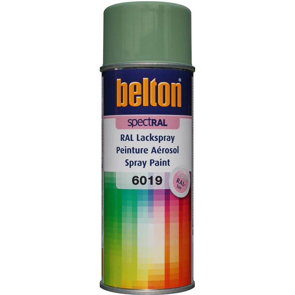 Belton Spraymaling, Hvitgrønn RAL 6019, 400 ml v:3753944 Belton Spraymaling, Hvitgrønn RAL 6019, 400 ml v:3753944