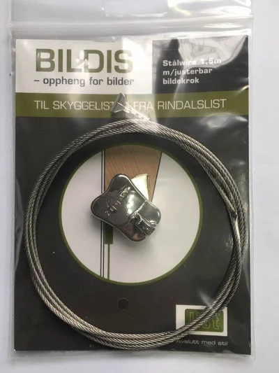 OPPHENG BILDIS STÅLWIRE 1,5M v:4551226