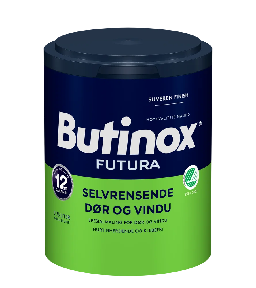 BUTINOX DØR OG VINDU KL HVIT 0,68L v:3689682