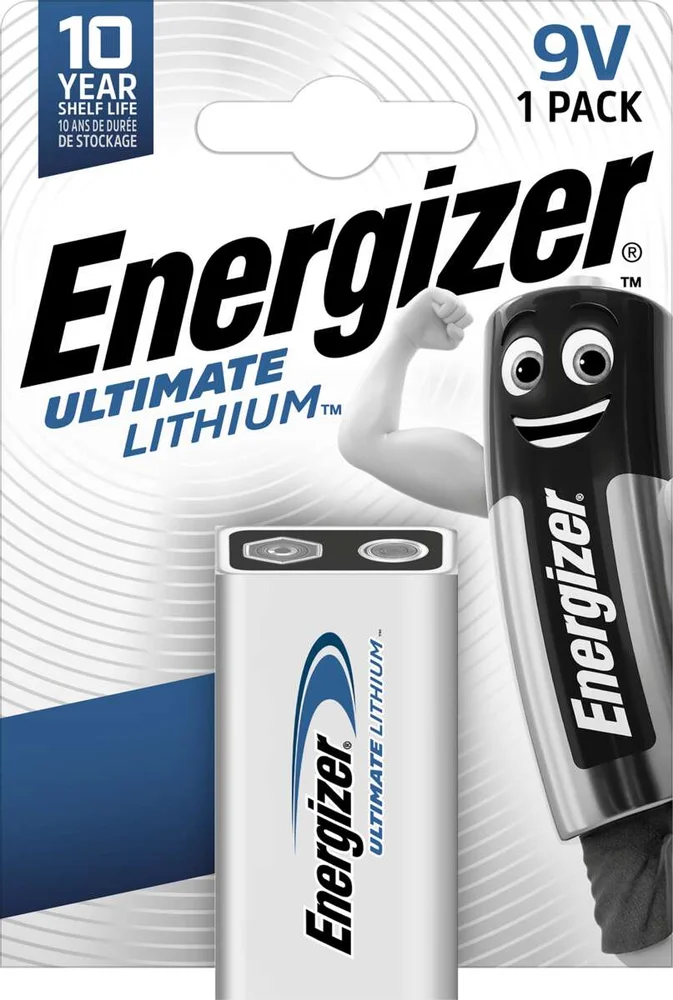 Energizer® Ultimate Lithium 9V batteri v:4380983