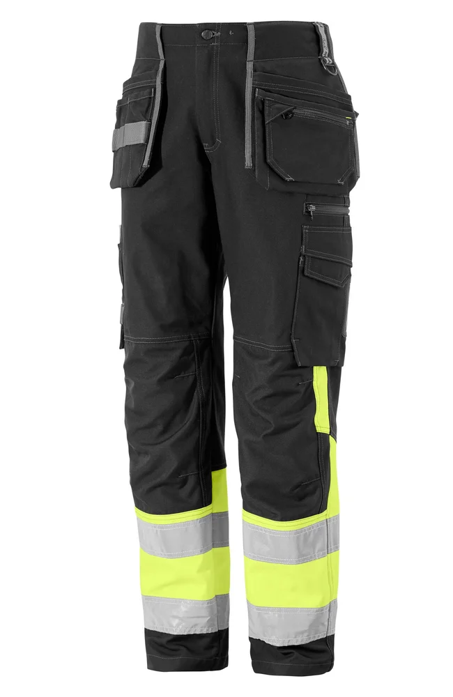 BJÖRNKLÄDER HÅNDVERKSBUKSE VARSEL CLASSIC 250-1 SVART/GUL v:9687579 BJÖRNKLÄDER HÅNDVERKSBUKSE VARSEL CLASSIC 250-1 SVART/GUL v:9687579