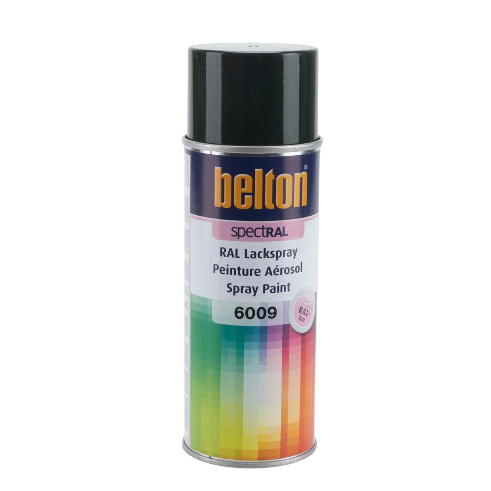 Belton Spraymaling, Grangrønn RAL 6009, 400 ml v:8809057 Belton Spraymaling, Grangrønn RAL 6009, 400 ml v:8809057
